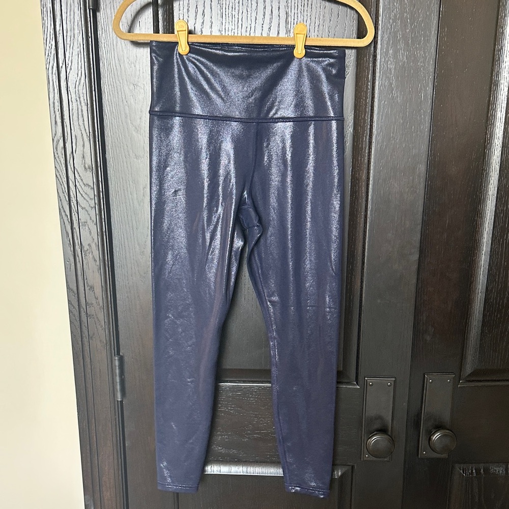 Athleta Women Shine Blue Leggings